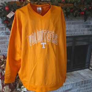 Hanes Orange V-Neck Jacket